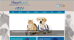 Desktop Screenshot of heartlandvets.ca